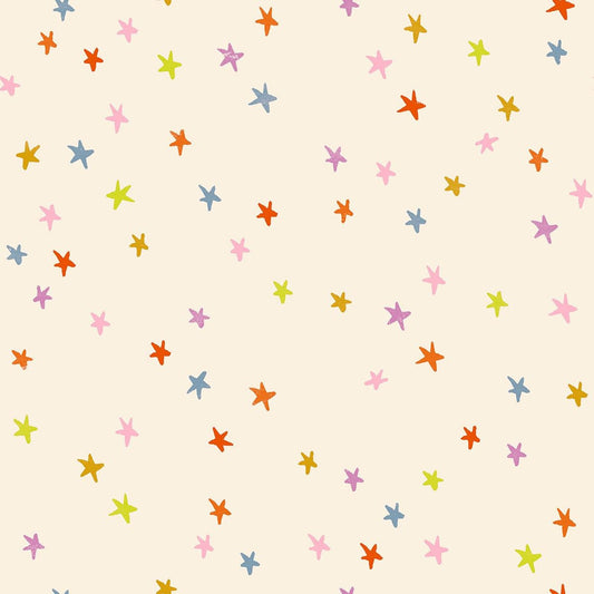 3-Yard Cut - SALE Starry WIDEBACK RS4111 Multi - Moda Fabrics - 108" Stars Multicolor - Quilting Cotton Fabric