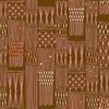 SALE Calathea Macrame RS5185 Cocoa - Moda Fabrics - Wall Hang Retro Knots Ropes - Ru- Star - Quilting Cotton Fabric
