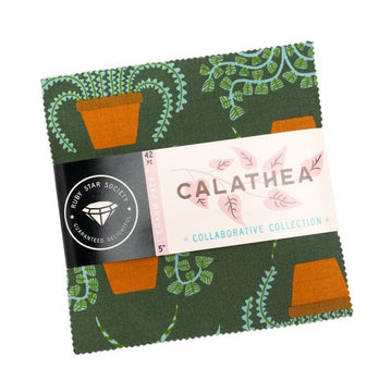 SALE Calathea Charm Pack 5" Stacker Bundle RS5182PP - Moda Fabrics - Ru- Star Society - 42-Piece Precut  - Quilting Cotton Fabric