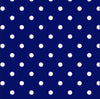 Fat Quarter End of Bolt Piece CLEARANCE Dots and Stripes and More Small Dot 28892 N Navy  QT Fabrics Polka Dot Dotted Quilting Cotton Fabric