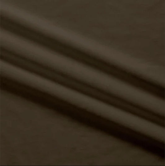 DEAL Silky MINKY Solid 60" Wide Width 7580 Brown - QT Fabrics - Low Stretch Low Fluff - 100% Polyester