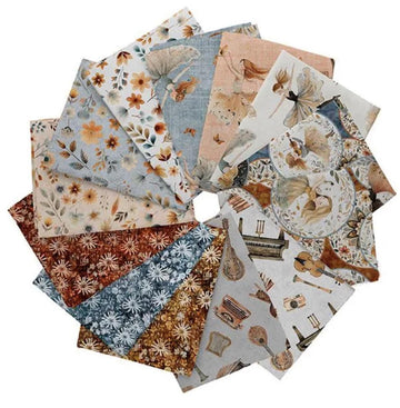 Sugar, Spice, Everything Nice Fat Quarter Bundle 13-Piece FATQU SGSC 3PKC - QT Fabrics  Precut - Quilting Cotton Fabric