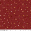 Image of American Honor Stars Barn Red quilting cotton fabric by Vicki Gifford for Riley Blake Designs. Features stars on a red background. Cute Little Fabric Shop