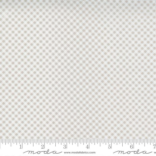 SALE Beautiful Day PRINTED Gingham 29138 Stone - Moda Fabrics - Diagonal Checks Checked Gray Grey - Quilting Cotton Fabric