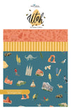 Utah Panel PD17025 - Riley Blake Designs - DIGITALLY PRINTED - Map Labels - Quilting Cotton Fabric