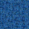 Image of Yippie Ki Yay! Bandana Paisley Denim quilting cotton fabric by Morris Creative Group for QT Fabrics. Features paisley on a blue background. Cute Little Fabric Shop.
