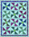 SALE Fabric Café Bold in Bloom Quilt PATTERN P016 - Fabric Café - Riley Blake - INSTRUCTIONS Only - Fat Quarter Friendly Multiple Sizes