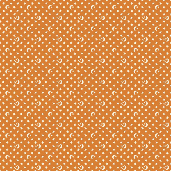 Ooh Lucky Lucky Stars RS4118 Caramel - Moda Fabrics - Celestial Moon Ditsy - Ruby Star Society - Quilting Cotton Fabric