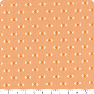 SALE Juicy Diamonds RS0093 Peach - Moda Fabrics - Novelty Retro Geometric  - Quilting Cotton Fabric