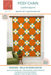 SALE Posy Chain Quilt PaTTERN SSM-110 - Seams Sew Me - Moda Fabrics - INSTRUCTIONS Only - Multiple Sizes - 10" Stacker Friendly