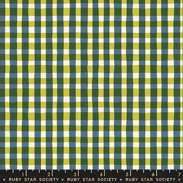 Egg & Friends Tablecloth RS3096 Galaxy - Moda Fabrics - Checkers Plaid - Ru- Star Society - Quilting Cotton Fabric