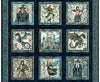 Folklore Large Medieval Picture Patches Panel 31640 Dark Navy N - QT Fabrics - Fantasy Medieval - Quilting Cotton Fabric
