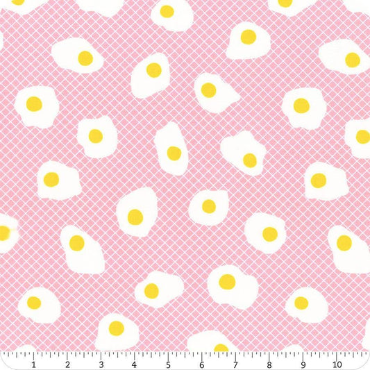 Egg & Friends Fried Eggs RS3090 Posy - Moda Fabrics - Breakfast - Ru- Star Society - Quilting Cotton Fabric