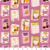 SALE Egg & Friends Breakfast RS3106 Heliotrope - Moda Fabrics - Cereal Boxes - Ru- Star Society - Quilting Cotton Fabric