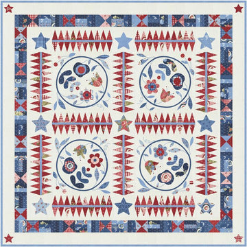 SALE Braeburn digital quilt top - Minick & Simpson - Grand Haven - Moda - Digital Quilt Top -  Quilting Cotton