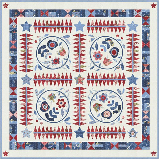 SALE Braeburn digital quilt top - Minick & Simpson - Grand Haven - Moda - Digital Quilt Top -  Quilting Cotton