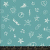 SALE Teddy & The Bears Symbols RS2104 Succulent - Moda Fabrics - Novelty Doodles Icons - Quilting Cotton Fabric