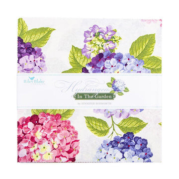 Hydrangeas in the Garden 10" Stacker 10-16830-42 - Riley Blake - 42-piece Precut - Quilting Cotton Fabric