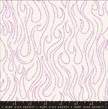 SALE Teddy & The Bears Flame RS2109 Glow Rose - Moda Fabrics - Novelty Fire - Quilting Cotton Fabric
