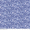 3 yard cut - SALE Hydrangeas in the Garden Allover Floral Periwinkle Blue Floral WIDEBACK - WB16839 - Riley Blake Quilting Cotton Fabric