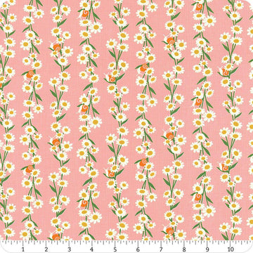 DEAL Carousel Daisy RS0098 Balmy - Moda Fabrics - Daisy Chain Floral Flowers Snails Retro - Ru- Star Society - Quilting Cotton Fabric