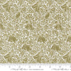 SALE Berry & Pine Bells 5242 Sage - Moda Fabrics - Christmas Bells Holly Leaves Leaf - Quilting Cotton Fabric