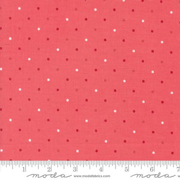 SALE Magic Dot 5230 Raspberry - Moda Fabrics - Polka Dots Dotted - Quilting Cotton Fabric