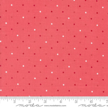 SALE Magic Dot 5230 Raspberry - Moda Fabrics - Polka Dots Dotted - Quilting Cotton Fabric
