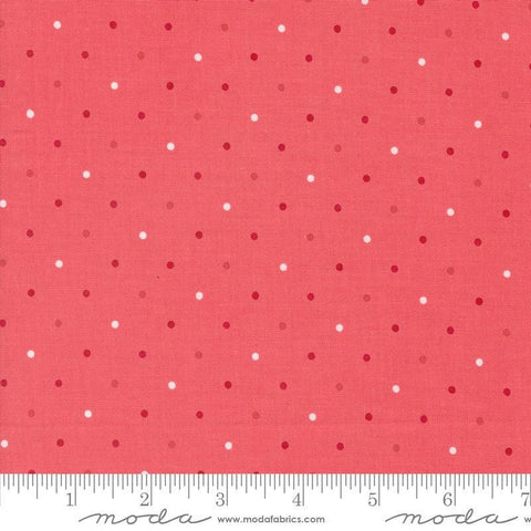 Magic Dot 5230 Raspberry - Moda Fabrics - Polka Dots Dotted - Quilting Cotton Fabric