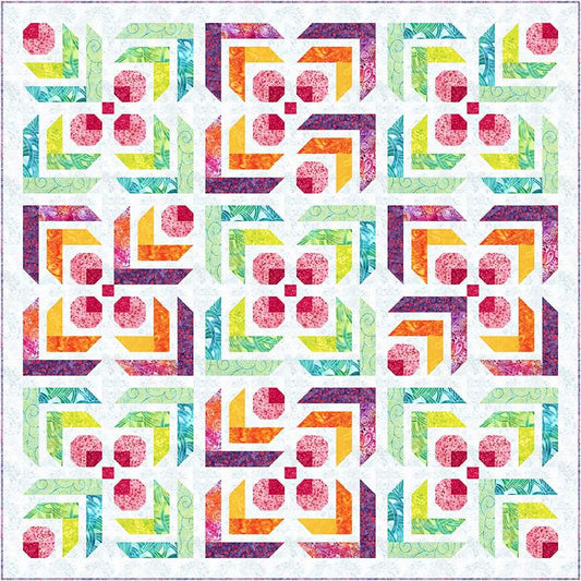 Expressions Batiks Sweet & Spiffy Kit Geometric Fabric - KTBT-1020 - Riley Blake Cotton Fabric