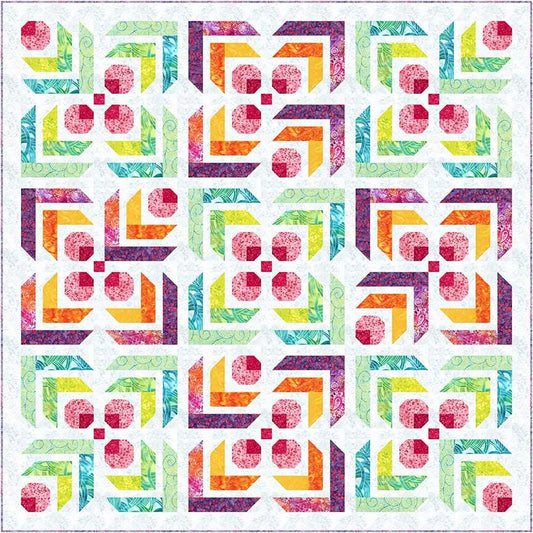 Expressions Batiks Sweet & Spiffy Kit Geometric Fabric - KTBT-1020 - Riley Blake Cotton Fabric