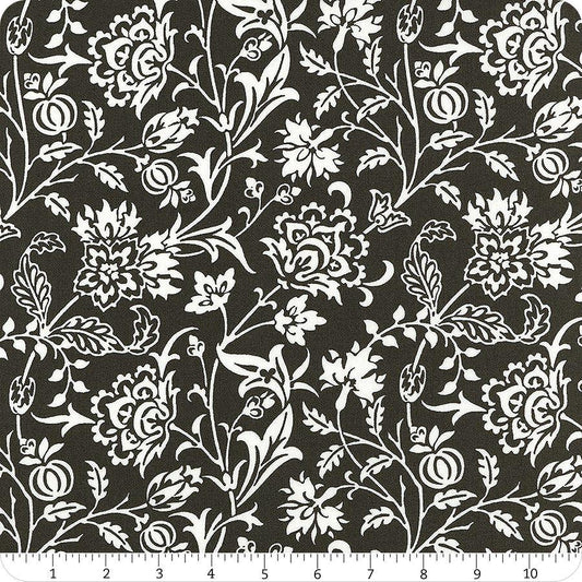 3-Yard Cut - SALE Agatha Road WIDEBACK 108032 Midnight - Moda Fabrics - 108" - Floral Flowers - Quilting Cotton Fabric