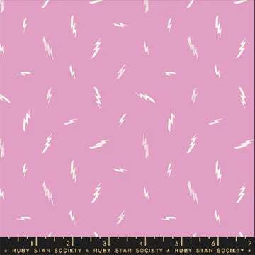 SALE Teddy & The Bears Bolts RS2107 Daisy - Moda Fabrics - Novelty Thunder Bolts - Quilting Cotton Fabric