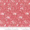 SALE Berry & Pine Bells 5242 Cranberry - Moda Fabrics - Christmas Bells Holly - Quilting Cotton Fabric