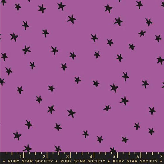 Starry New Blender Stars RS4109 Witchy - Moda Fabrics - Small Scattered Novelty Stars - Ru- Star - Quilting Cotton Fabric