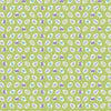 Image of Easter Garden Floral Easter Eggs Green quilting cotton fabric by Julie Lynch for Riley Blake Designs. Features flowers on a green background. Cute Little Fabric Shop.
