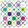 Daisy Chain Quilt PATTERN P290 - Christa Quilts - Riley Blake Designs - INSTRUCTIONS Only - Fat Quarter Friendly Square Quilt Multiple Sizes