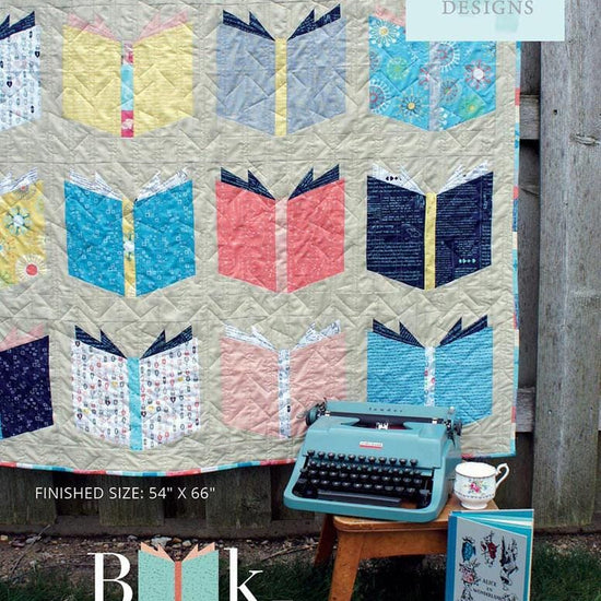 Book Nerb Pattern Book Nerd Quilt PATTERN P267 - Angela Pingel Designs - Riley Blake Des ...
