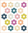 Hexie Blooms Quilt PATTERN P173 - Fran Gulick - Riley Blake Designs - INSTRUCTIONS Only - Many Sizes - Precut Friendly - Confident Beginner
