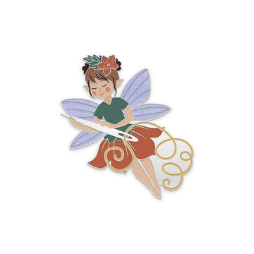 SALE Fairy Needle Minder ST-45553 - Jennifer Long - Riley Blake Designs - Embroidery Sewing Magnet Pixie Fantasy - 2 1/4" - 2 1/2"