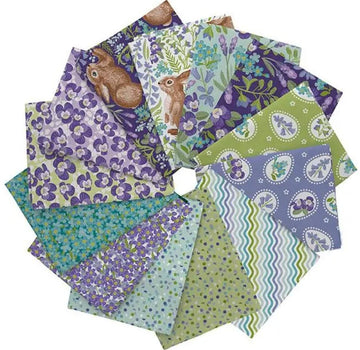 Easter Garden Fat Quarter Bundle 13-Piece FATQU EAGD 3PKL - QT Fabrics -  Precut - Floral Flowers - Quilting Cotton Fabric
