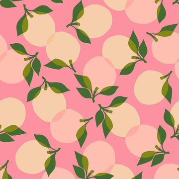 SALE Juicy Peaches RS0088 Sorbet - Moda Fabrics - Novelty Fruit - Quilting Cotton Fabric