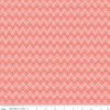 Image of Front Porch Medallions Coral quilting cotton fabric by Jill Finley for Riley Blake Designs. Features flowers on a pink background. Cute Little Fabric Shop.