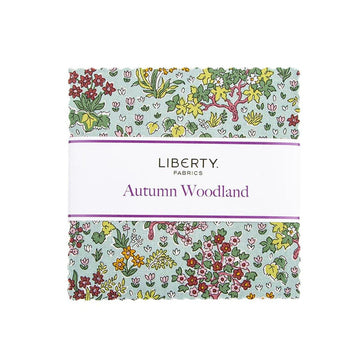 Autumn Woodland Charm Pack 5" Stacker 5-LAUTUMN-42 - Riley Blake Designs - Liberty Fabrics - 42-Piece Precut - Quilting Cotton Fabric