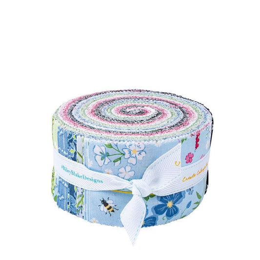 Perennial 2.5 Inch Rolie Polie Jelly Roll 40-Piece RP-15420-40 - Riley Blake Designs - Precut  - Quilting Cotton Fabric