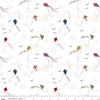Image of A Spoonful of Sugar Let's Go Fly A Kite Cloud quilting cotton fabric by Jennifer Long for Riley Blake Designs. Features kites on a white background. Cute Little Fabric Shop