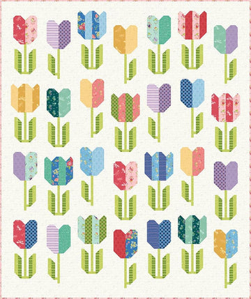 Spring Awakening Quilt PATTERN P266 - Cherry Blossoms Quilting - Riley Blake Designs - INSTRUCTIONS Only - Confident Beginner