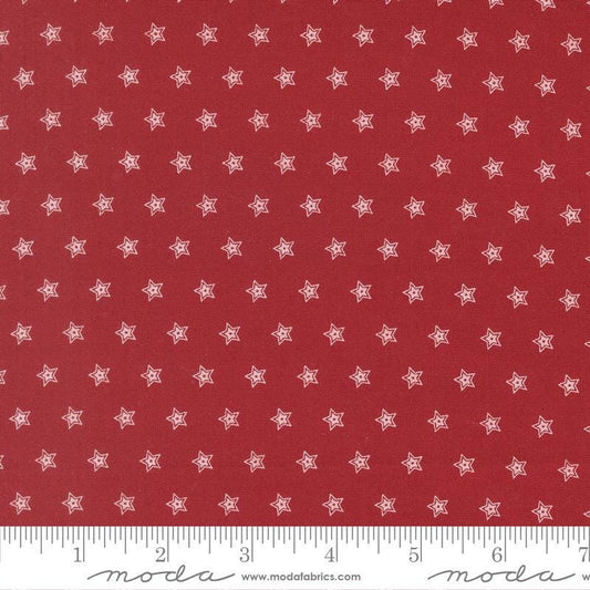 3-Yard Cut - American Gatherings III WIDEBACK 108031 Crimson - Moda Fabrics - 108" Stars Patriotic - Quilting Cotton Fabric