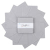 DEAL Confetti Cottons Silver 5" Stacker Bundle 5-120-SILVER-42 - Riley Blake - 42-piece Precut - Quilting Cotton