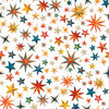 Image of Yippie Ki Yay! Stars White quilting cotton fabric by Morris Creative Group for QT Fabrics. Features stars on a white background. Cute Little Fabric Shop.